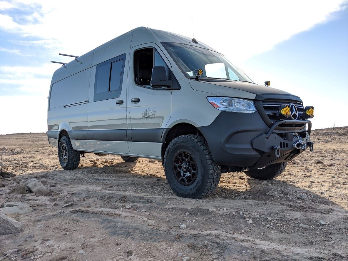 CAtuned Off-Road 2019-2024 Sprinter Front Bumper - 4 Wheel Overland