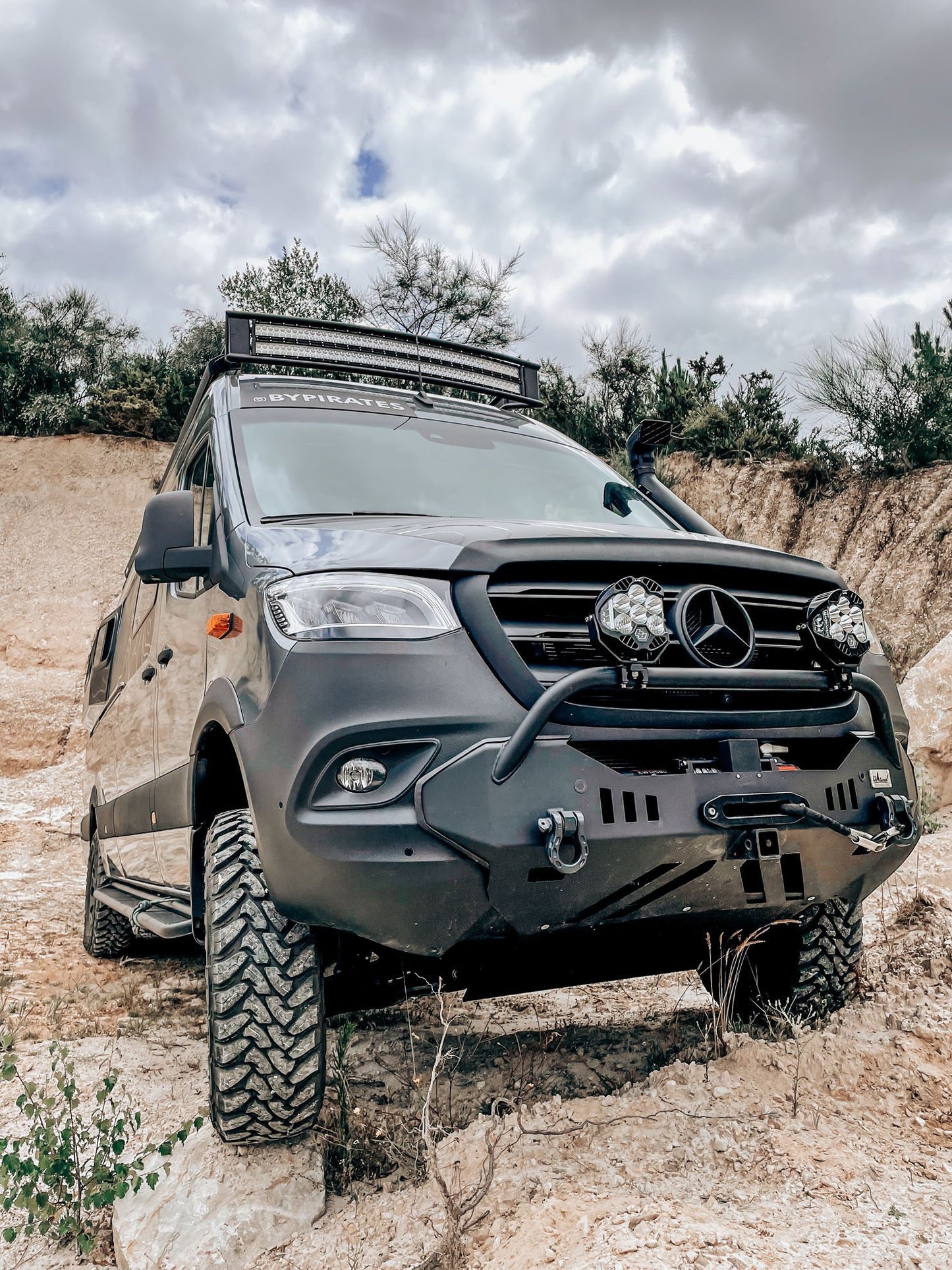 CAtuned Off-Road 2019-2024 Sprinter Front Bumper - 4 Wheel Overland