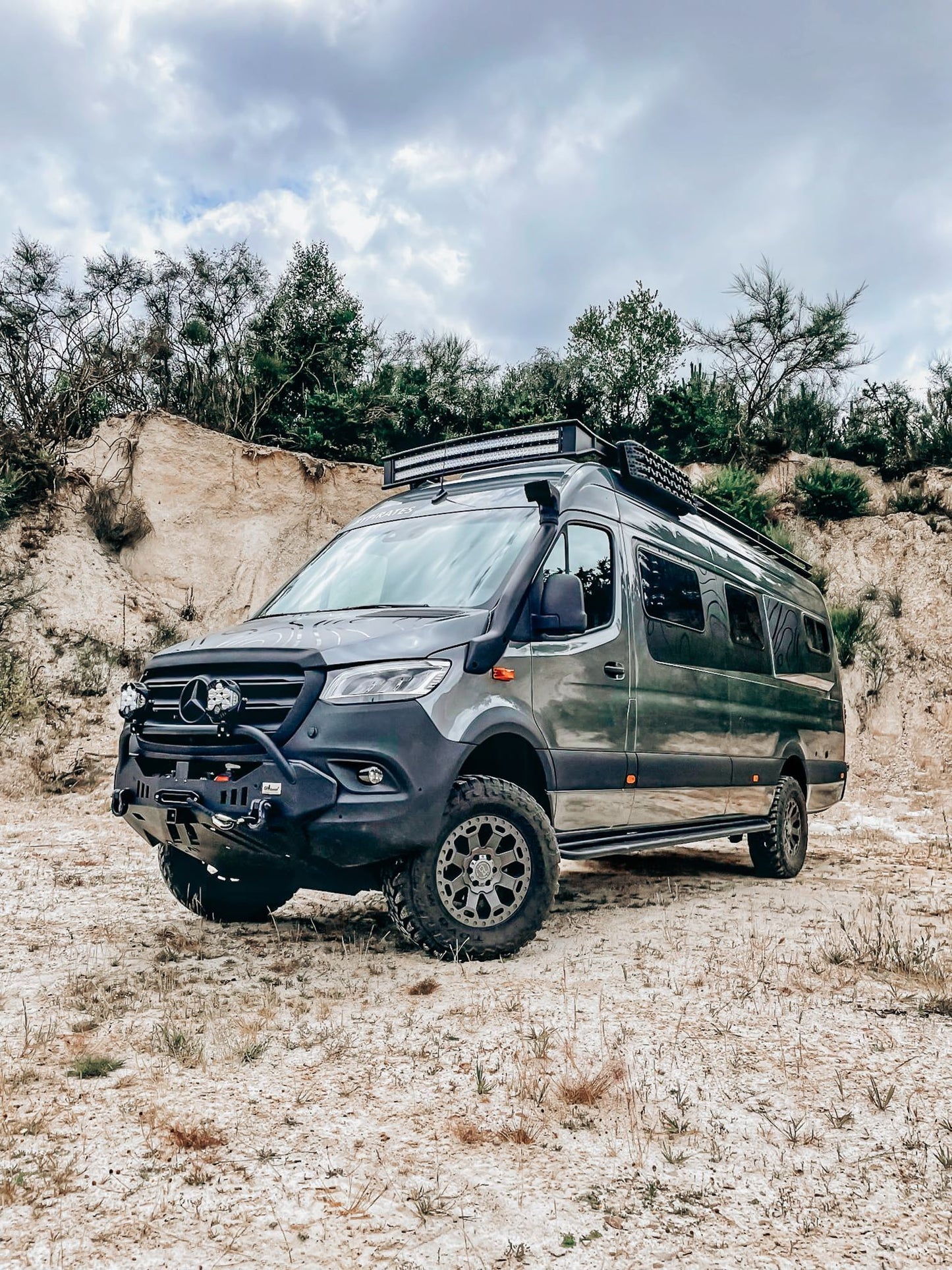 CAtuned Off-Road 2019-2024 Sprinter Front Bumper - 4 Wheel Overland