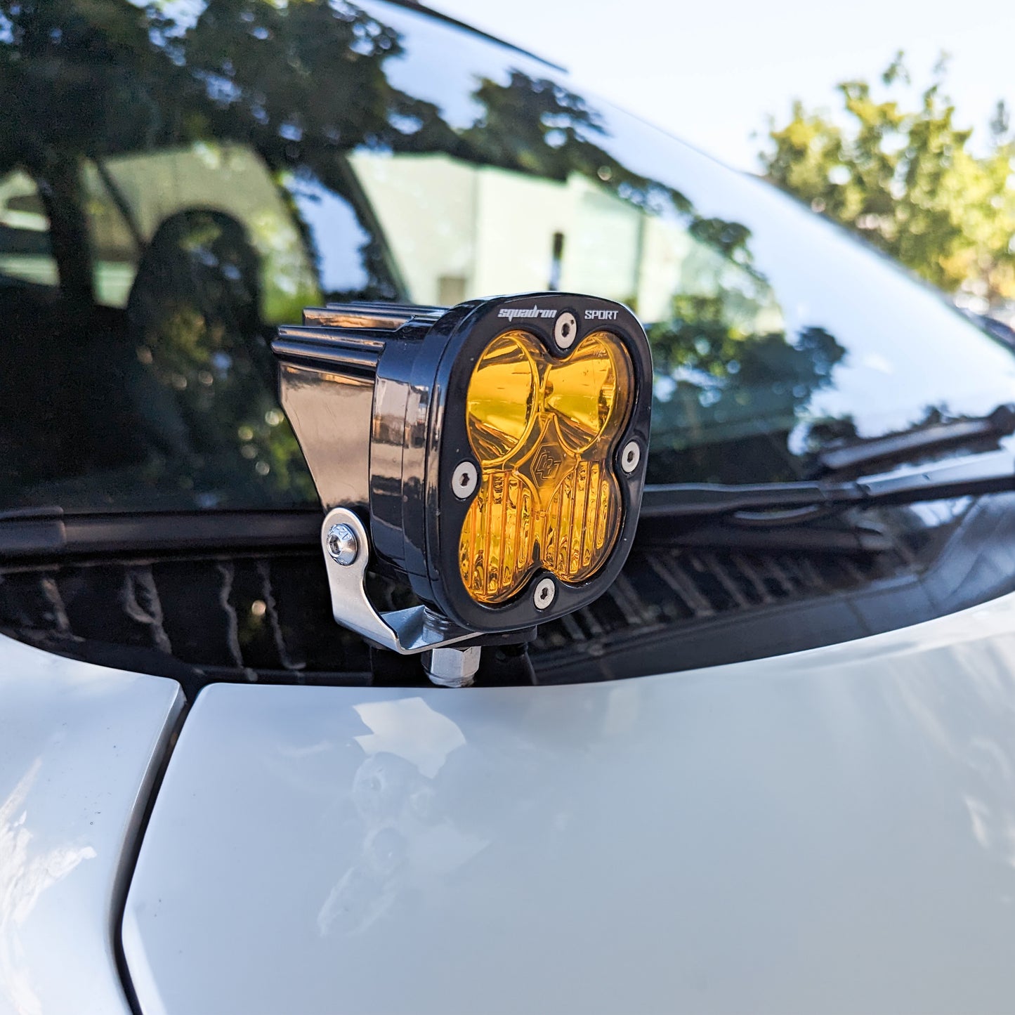 CAtuned Off-Road Subaru Outback Hood Light Mount Brackets - 4 Wheel Overland