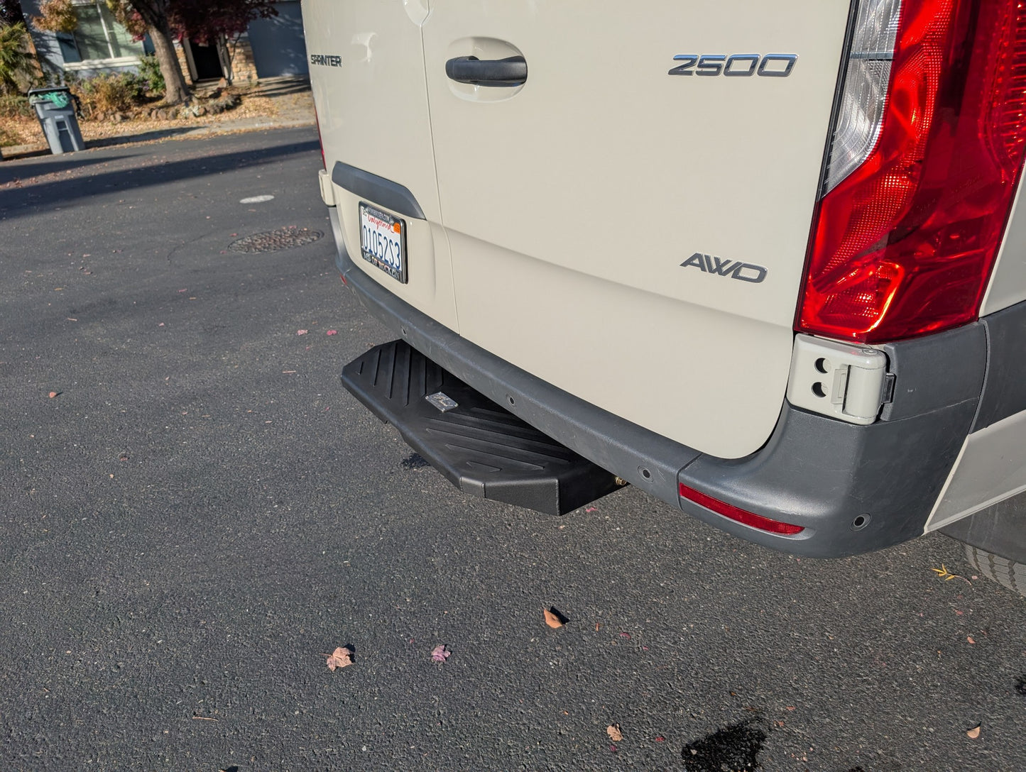 Mercedes Sprinter Rear Plateau Step - 4 Wheel Overland
