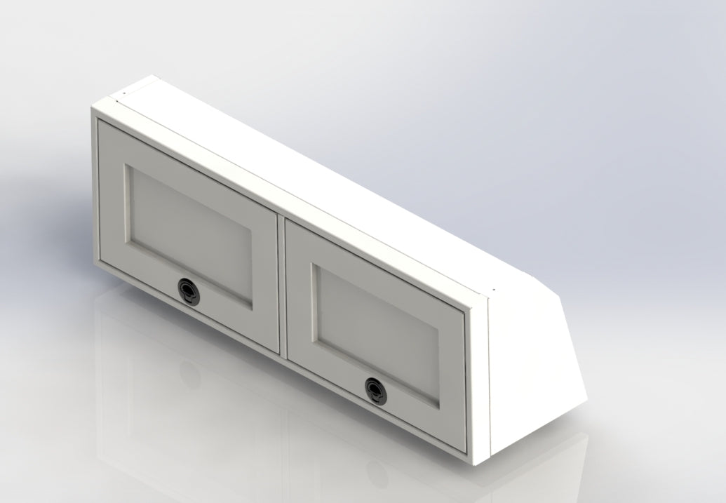 42" Upper Cabinet - Angled - 4 Wheel Overland