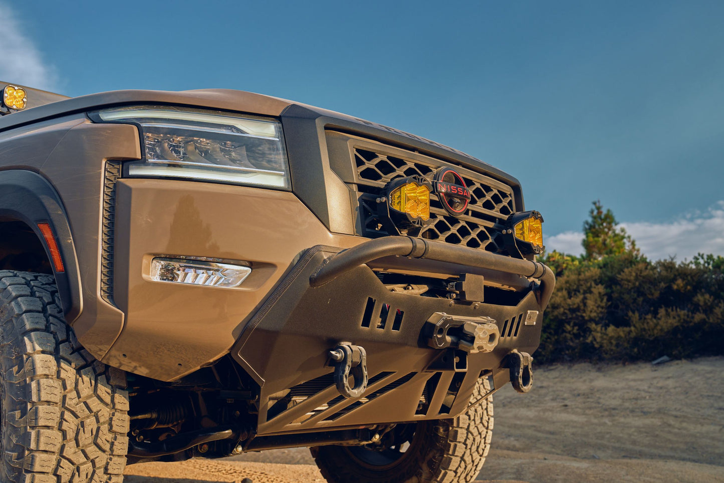 CAtuned Off-Road 2022+ Nissan Frontier Front Bumper - 4 Wheel Overland