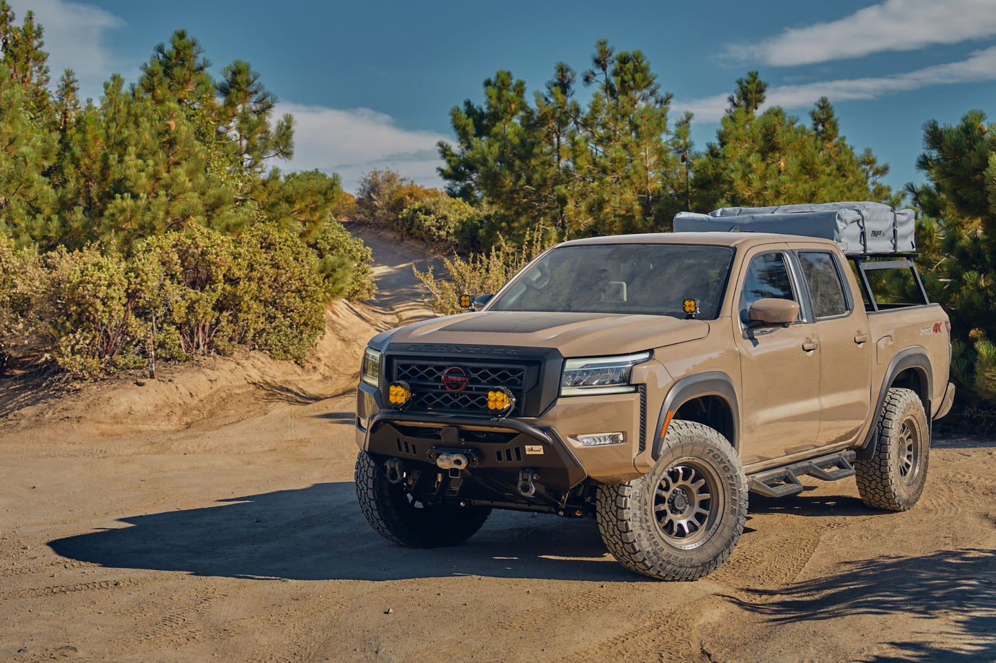CAtuned Off-Road 2022+ Nissan Frontier Front Bumper - 4 Wheel Overland