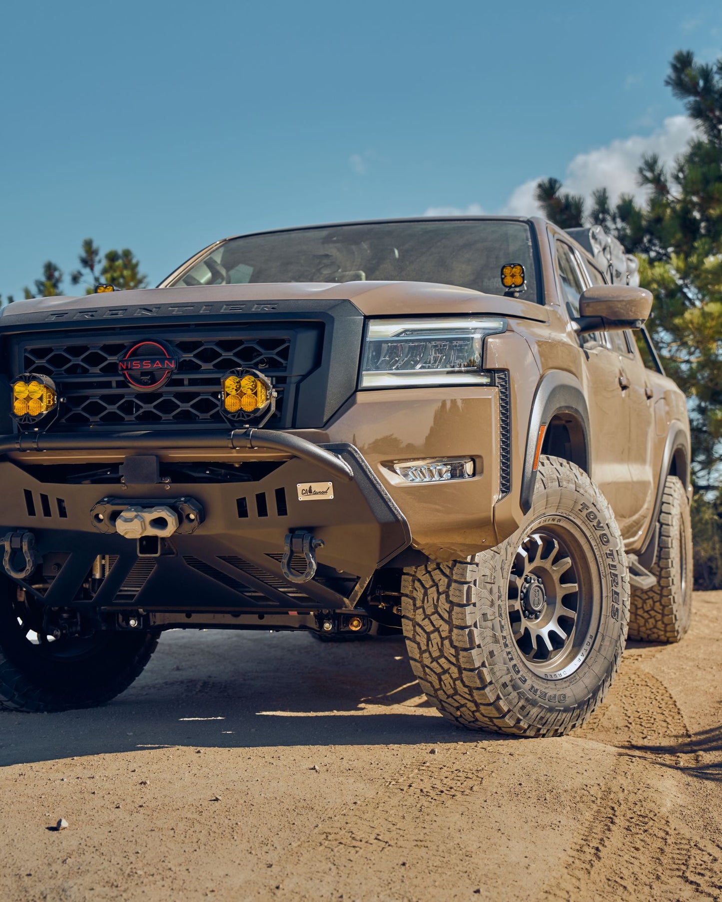 CAtuned Off-Road 2022+ Nissan Frontier Front Bumper - 4 Wheel Overland