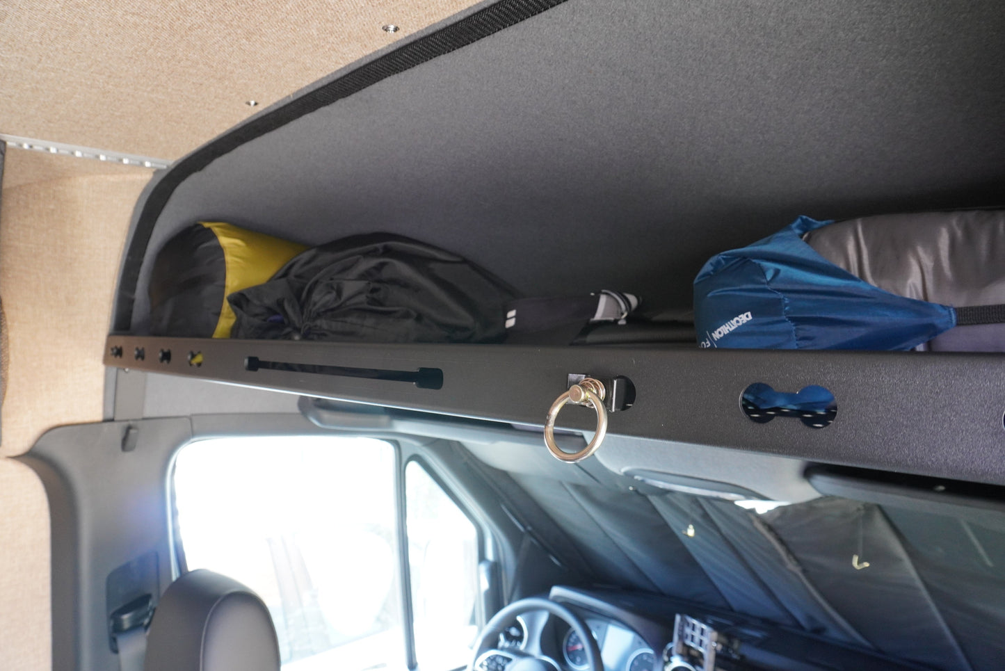 SPRINTER HEADLINER SHELF WITH L TRACK 2019+ - 4 Wheel Overland