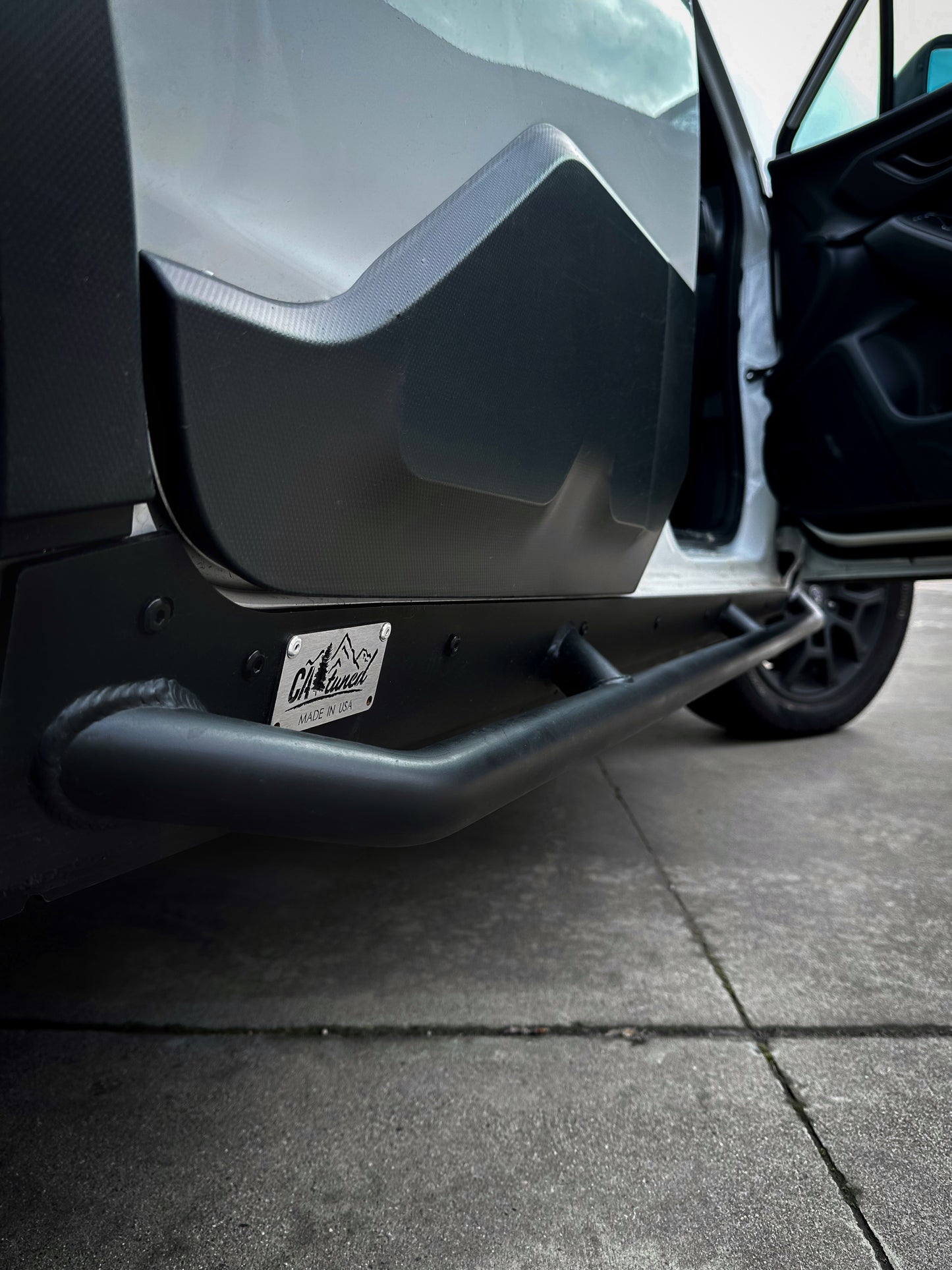 CAtuned Off-Road Subaru Crosstrek Rock Sliders - 4 Wheel Overland