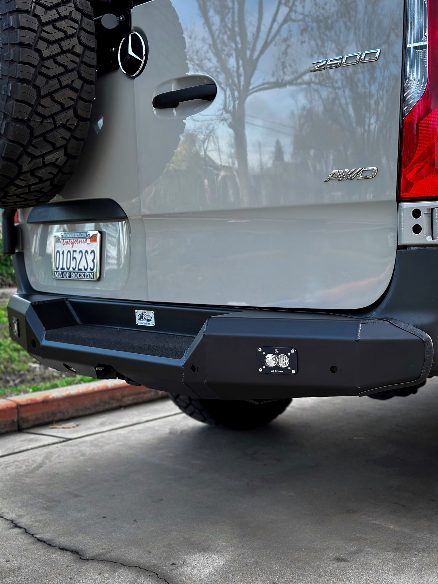 CAtuned Off-Road 2019-2024+ Sprinter Rear Bumper - 4 Wheel Overland