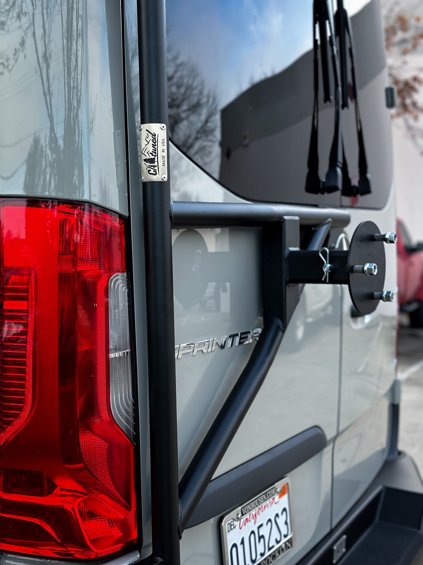 CAtuned Off-Road 2019+ Sprinter Tire Carrier - 4 Wheel Overland
