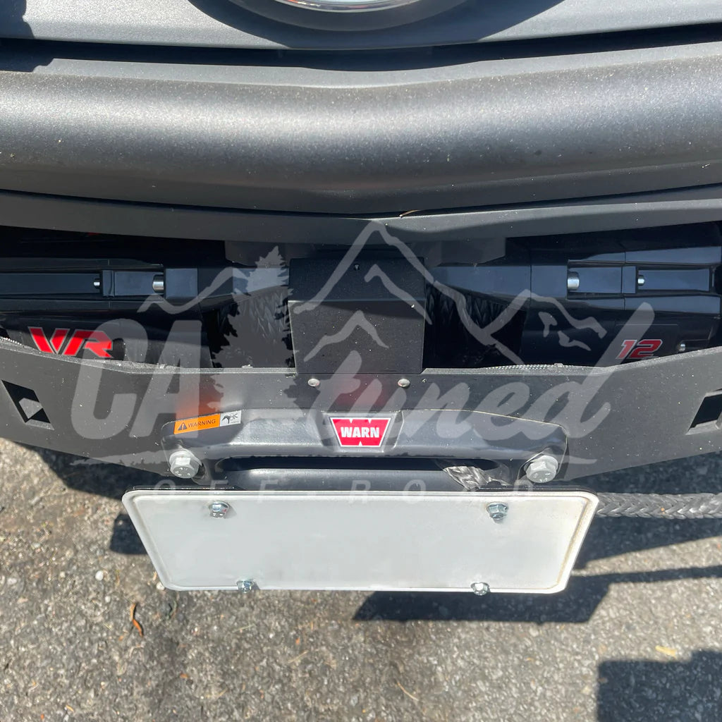 CAtuned Off-Road License Plate Relocation Kit - 4 Wheel Overland