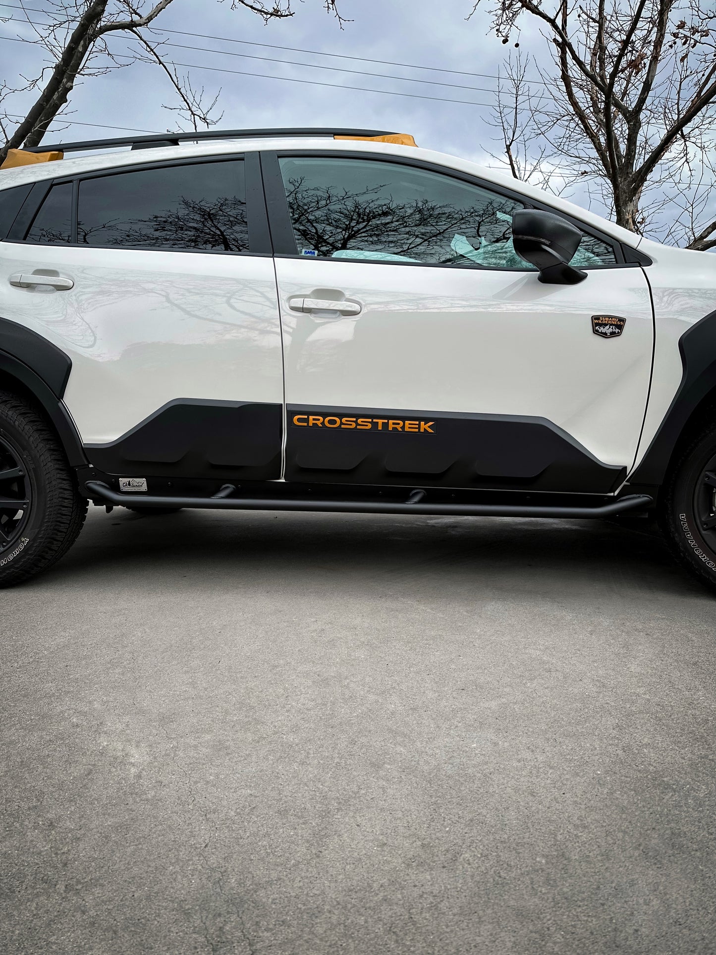 CAtuned Off-Road Subaru Crosstrek Rock Sliders - 4 Wheel Overland