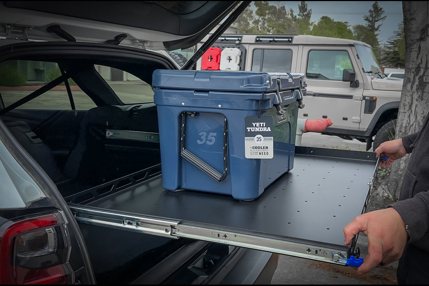 CAtuned Off-Road Subaru Outback Platinum Cargo Shelf - 4 Wheel Overland