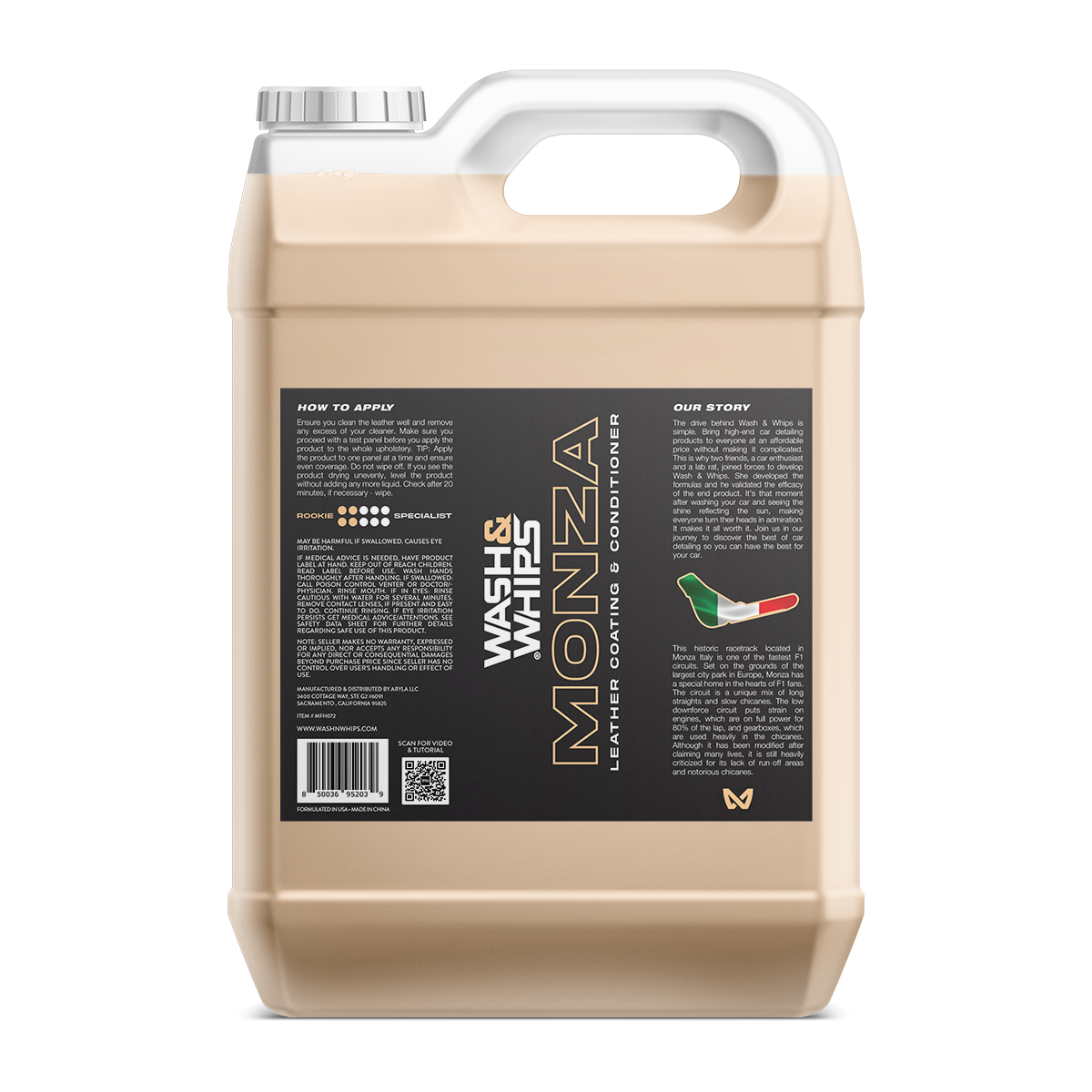 WASH&WHIPS Monza Leather Coating & Conditioner - 4 Wheel Overland