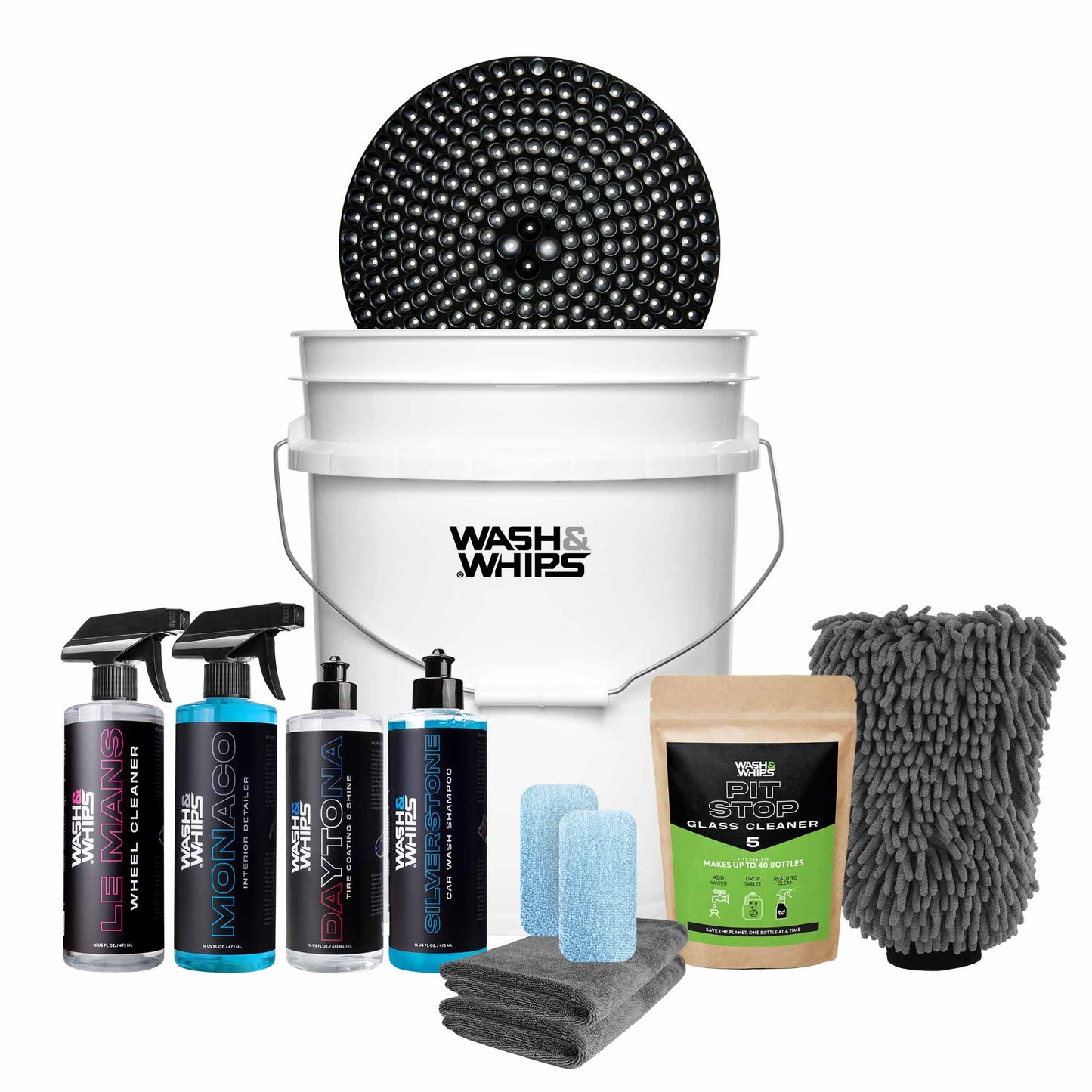 WASH&WHIPS New Car Care Kit - 4 Wheel Overland