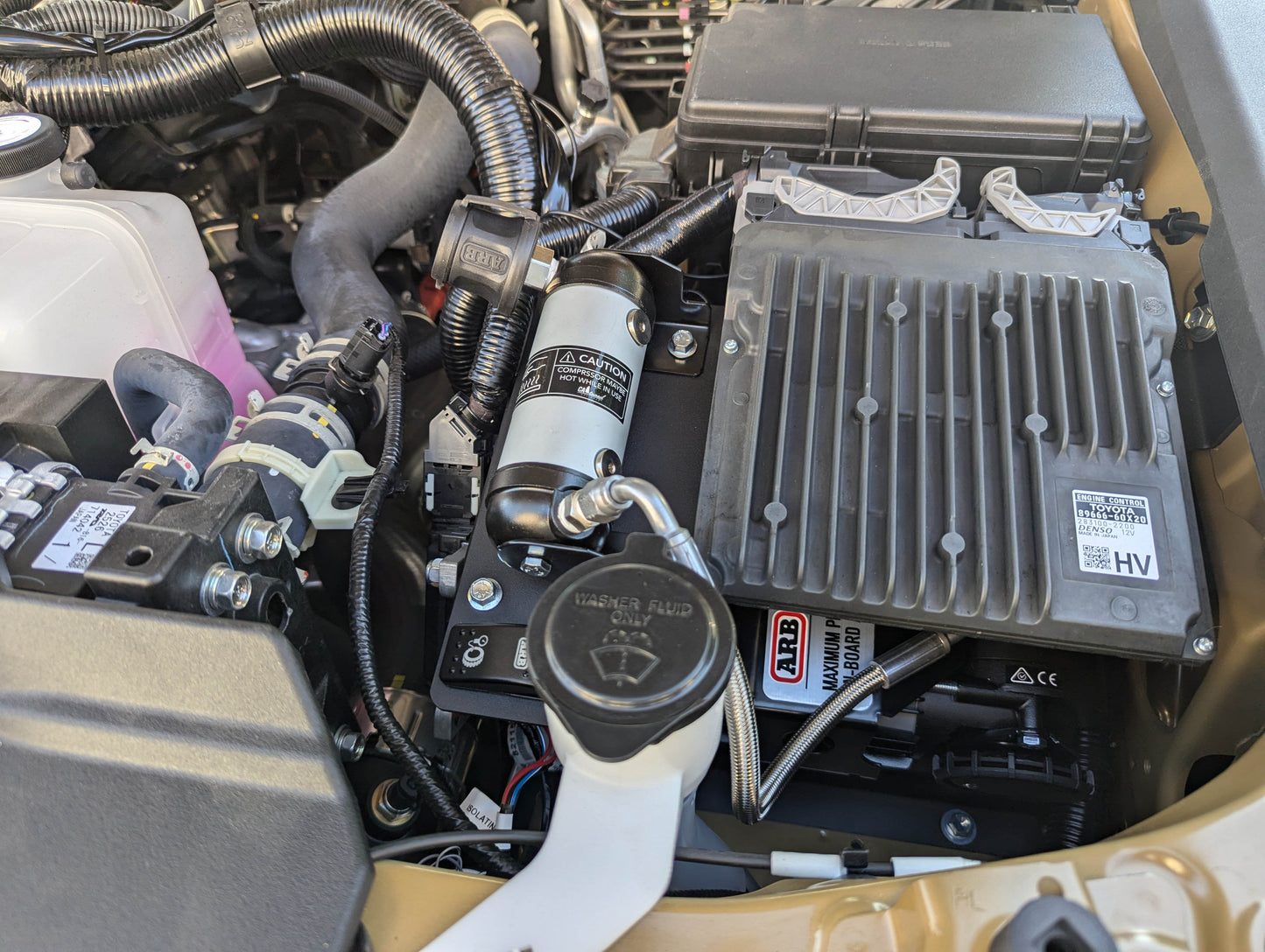 CAtuned Off-Road ARB Twin Air Compressor with Mount for Toyota Tacoma - 4 Wheel Overland