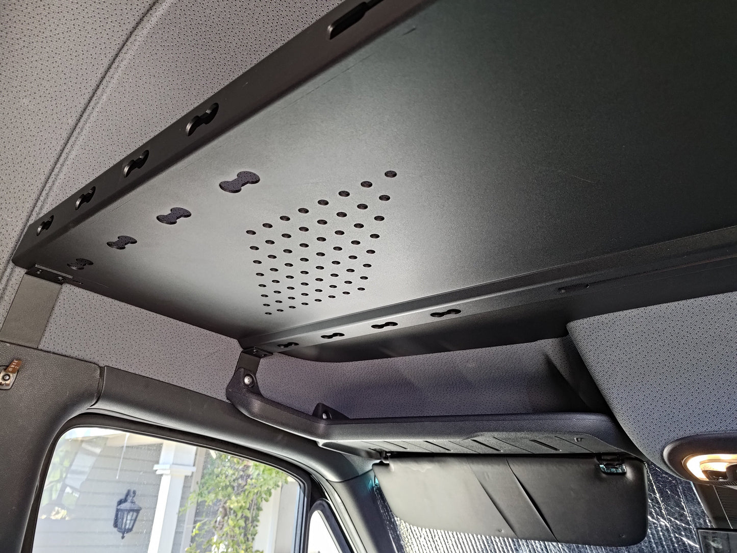 SPRINTER HEADLINER SHELF WITH L TRACK 2019+ - 4 Wheel Overland
