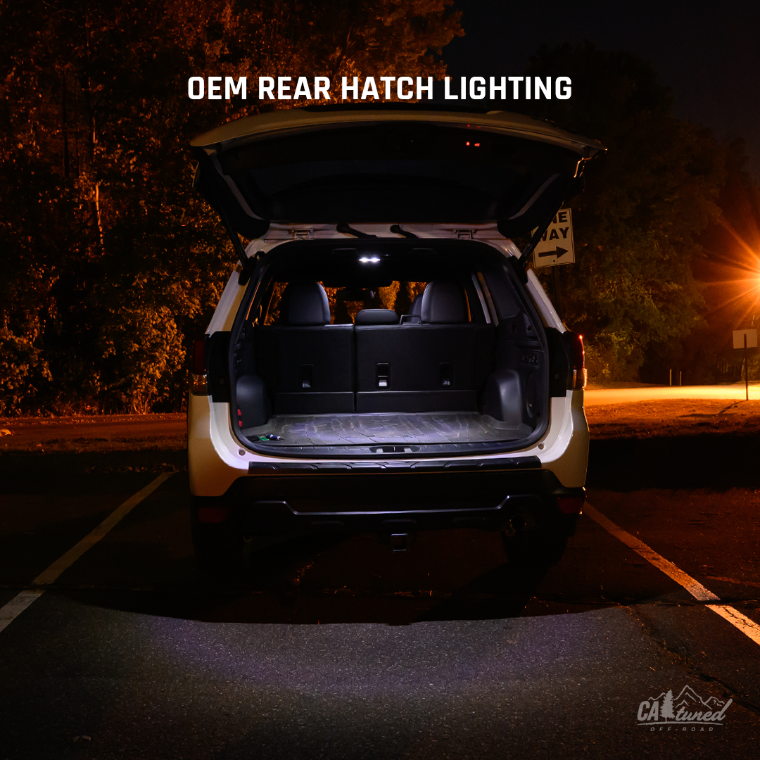 CAtuned Off-Road Subaru Rear Hatch & Cargo Light Upgrade - 4 Wheel Overland