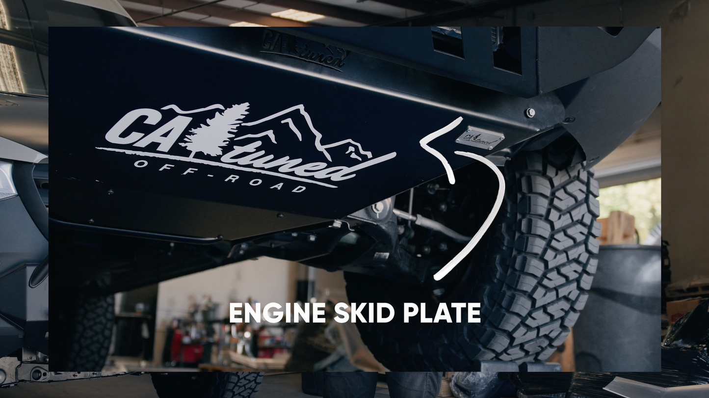 CAtuned Mercedes-Benz Sprinter Skid Plate - 4 Wheel Overland