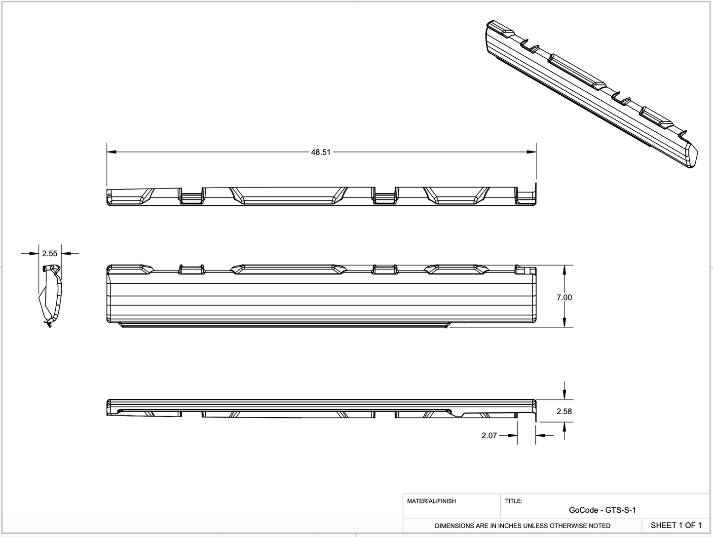 Mercedes Sprinter Slider Door Threshold Trim Kit - 4 Wheel Overland