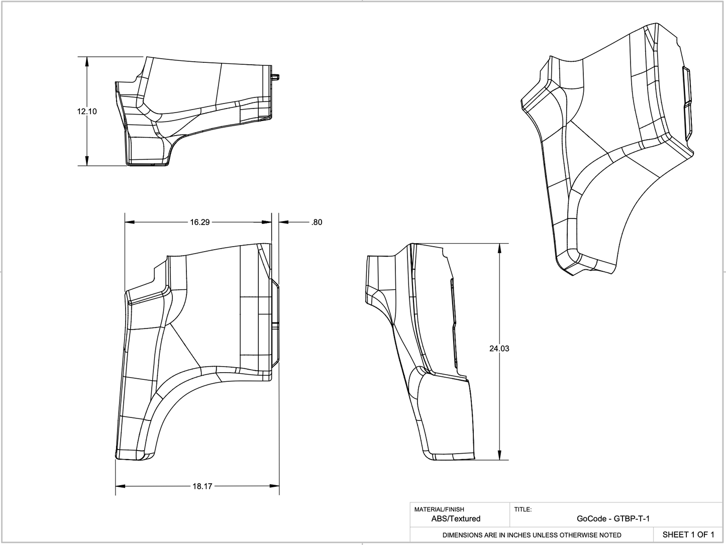 Ford Transit Front Trim Kit - 4 Wheel Overland