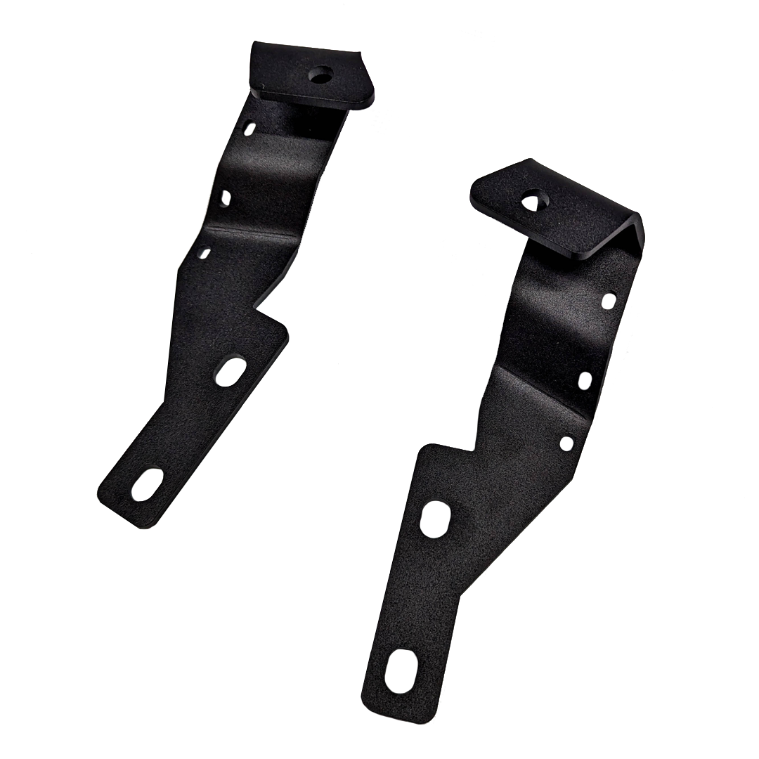CAtuned Off-Road 2024+ Toyota Tacoma Low Profile Ditch Light Brackets - 4 Wheel Overland