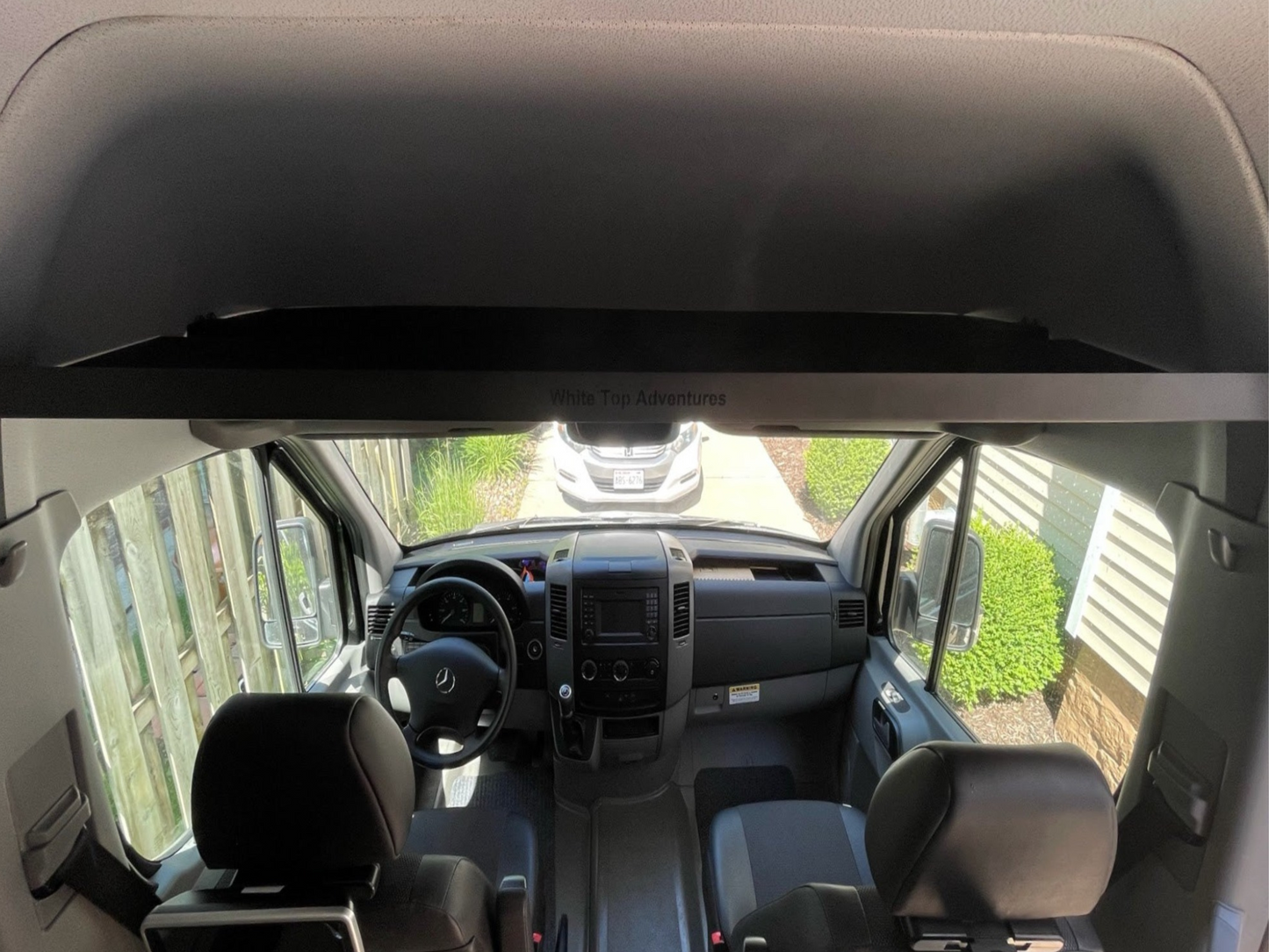 SPRINTER HEADLINER SHELF INCLUDES CURTAIN ROD AND LINER 2007-2018 - 4 Wheel Overland