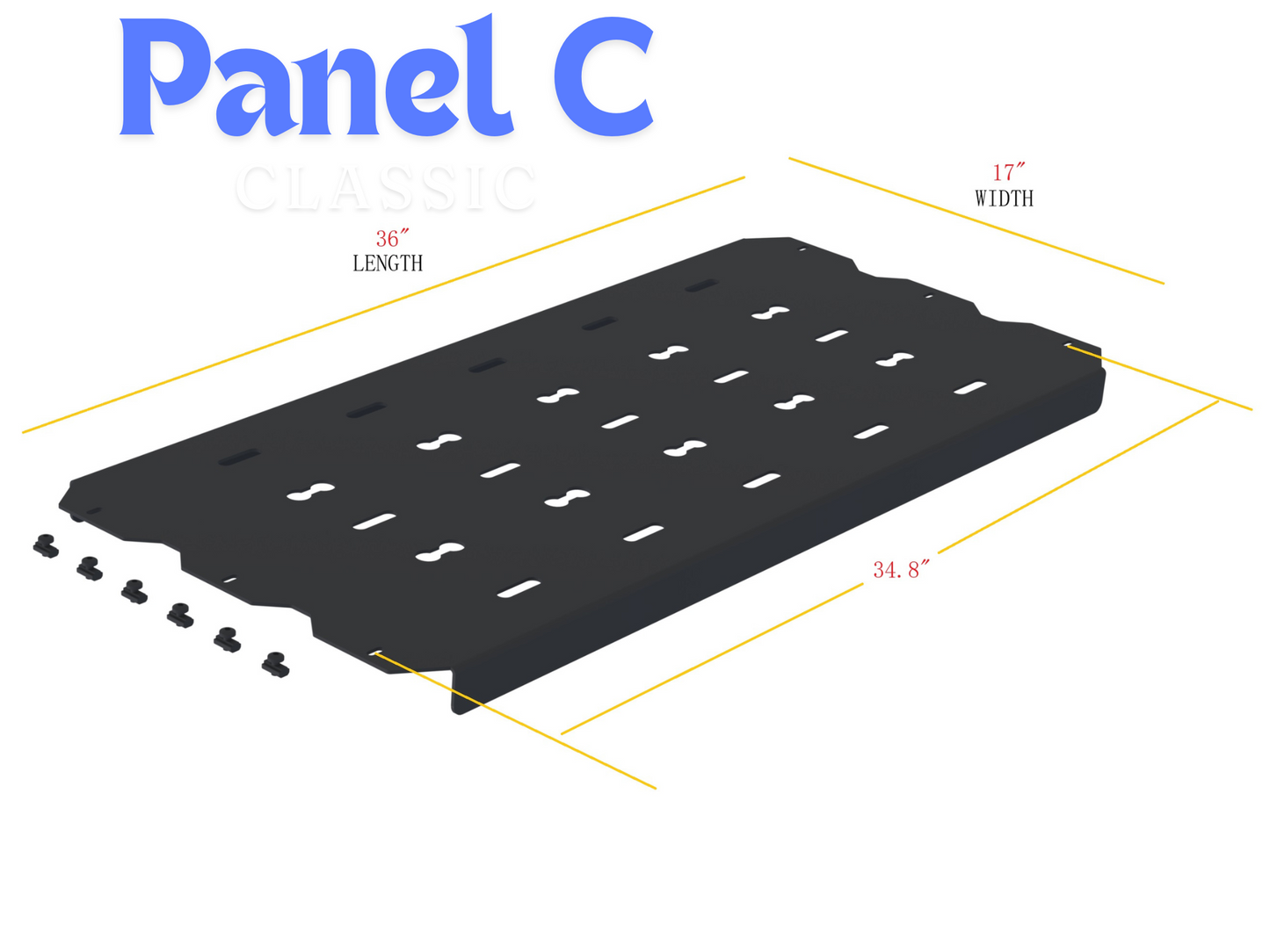 UNIVERSAL ROOF RACK DECKING PANELS - 4 Wheel Overland