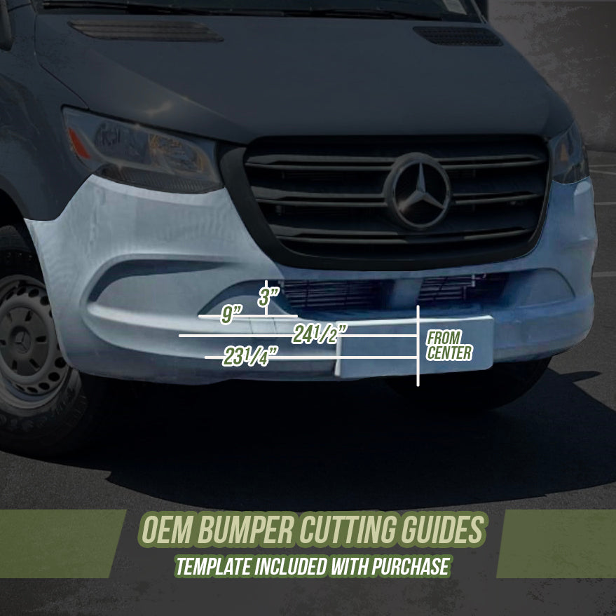 CAtuned Off-Road 2019-2024 Sprinter Front Bumper - 4 Wheel Overland