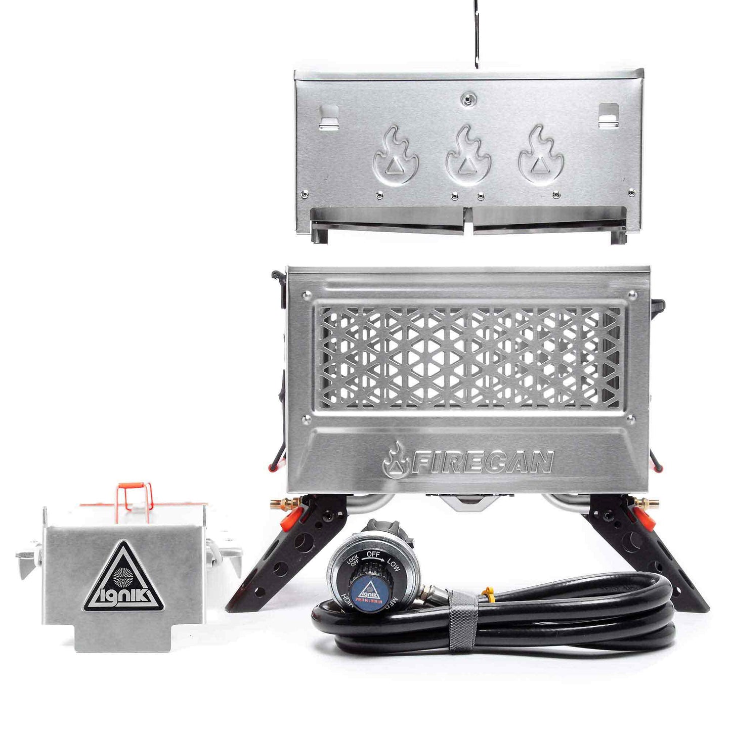 Ignik FireCan Deluxe Fire Pit - 4 Wheel Overland