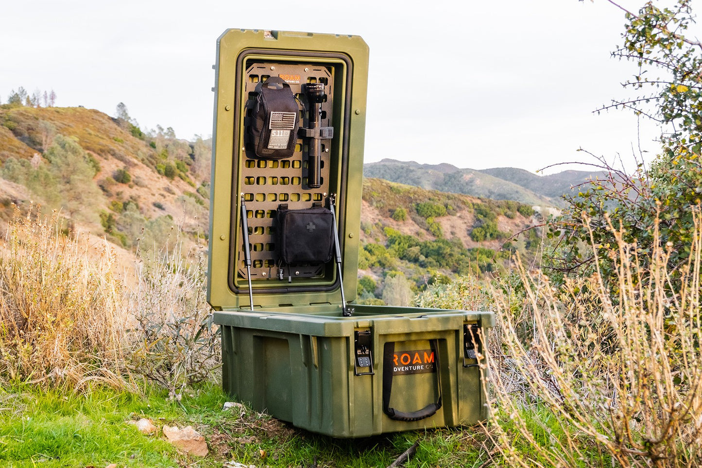 95L Rugged Case Molle Panel - 4 Wheel Overland