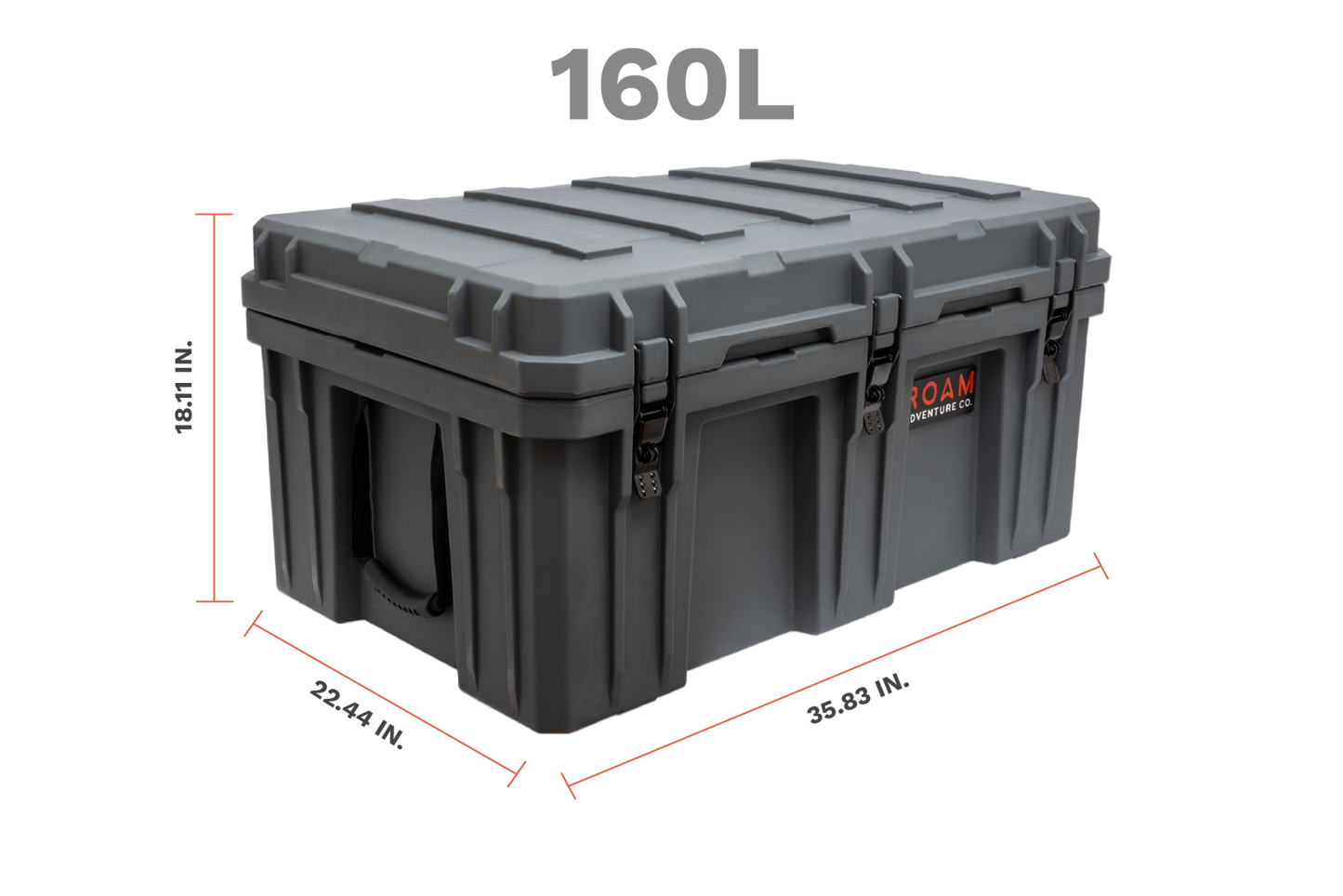 160L Rugged Case - 4 Wheel Overland