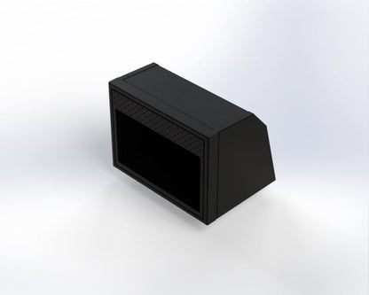 20" Microwave Cabinet - Angled - 4 Wheel Overland