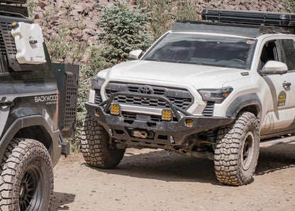 Hi-Lite Overland Toyota Tacoma Front Bumper 4th Gen (2024-2026) [Prerunner Bull Bar] - 4 Wheel Overland
