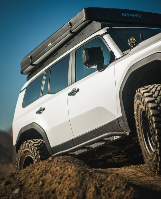 CAtuned Toyota Land Cruiser Rock Sliders - 4 Wheel Overland