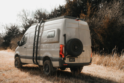 CAtuned Off-Road 2019+ Sprinter Tire Carrier - 4 Wheel Overland
