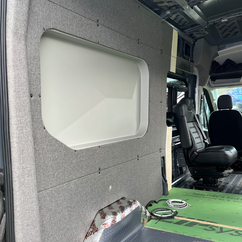 Ford Transit Innie Sleeper: Passenger-Side - 4 Wheel Overland