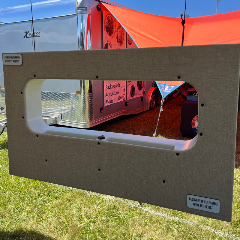 Mercedes Sprinter 10x33 Bunk Window Trim Ring with Storage Cubbies - 4 Wheel Overland