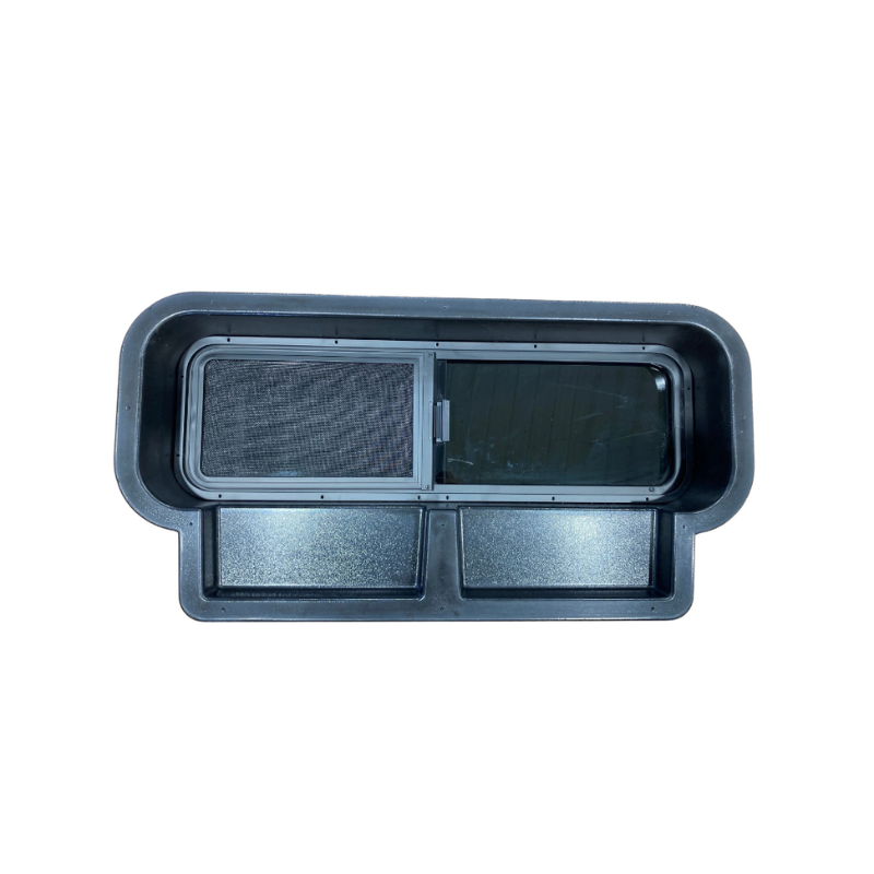 Mercedes Sprinter 10x33 Bunk Window Trim Ring with Storage Cubbies - 4 Wheel Overland