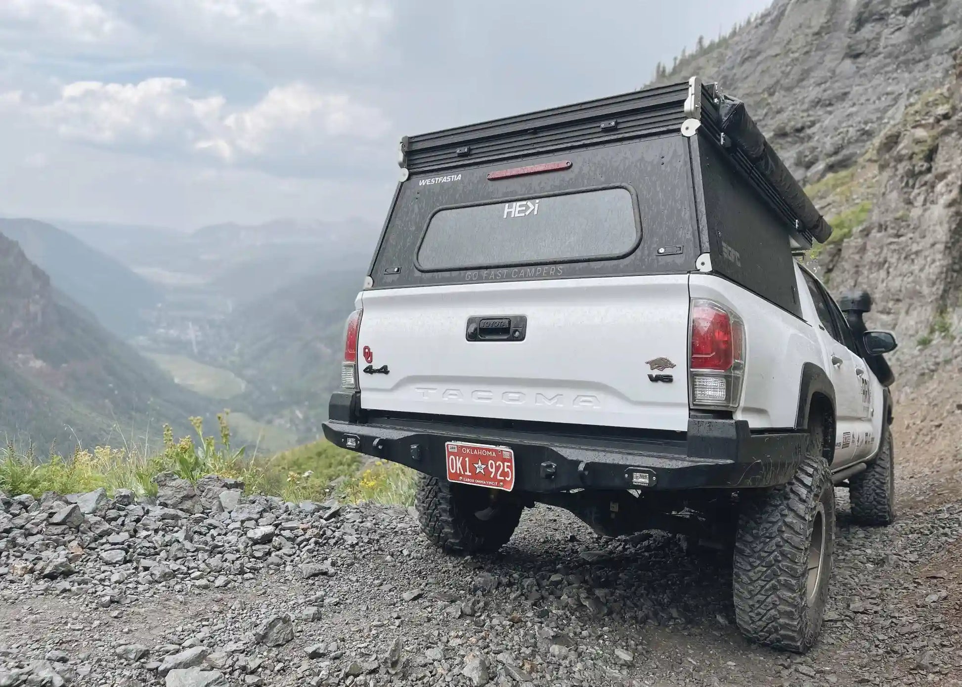 Hi-Lite Overland Toyota Tacoma Rear Bumper 3rd Gen (2016-2023) - 4 Wheel Overland