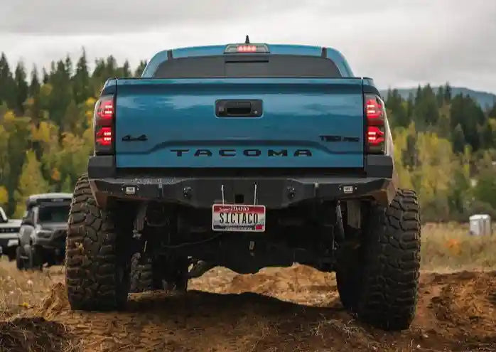 Hi-Lite Overland Toyota Tacoma Rear Bumper 3rd Gen (2016-2023) - 4 Wheel Overland