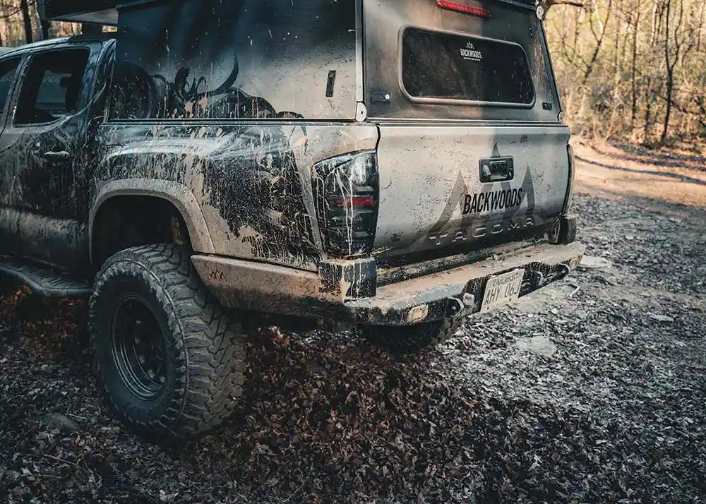 Hi-Lite Overland Toyota Tacoma Rear Bumper 3rd Gen (2016-2023) - 4 Wheel Overland