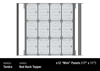 Toyota Tundra Bed Rack - DRIFTR Topper Add-on - 4 Wheel Overland