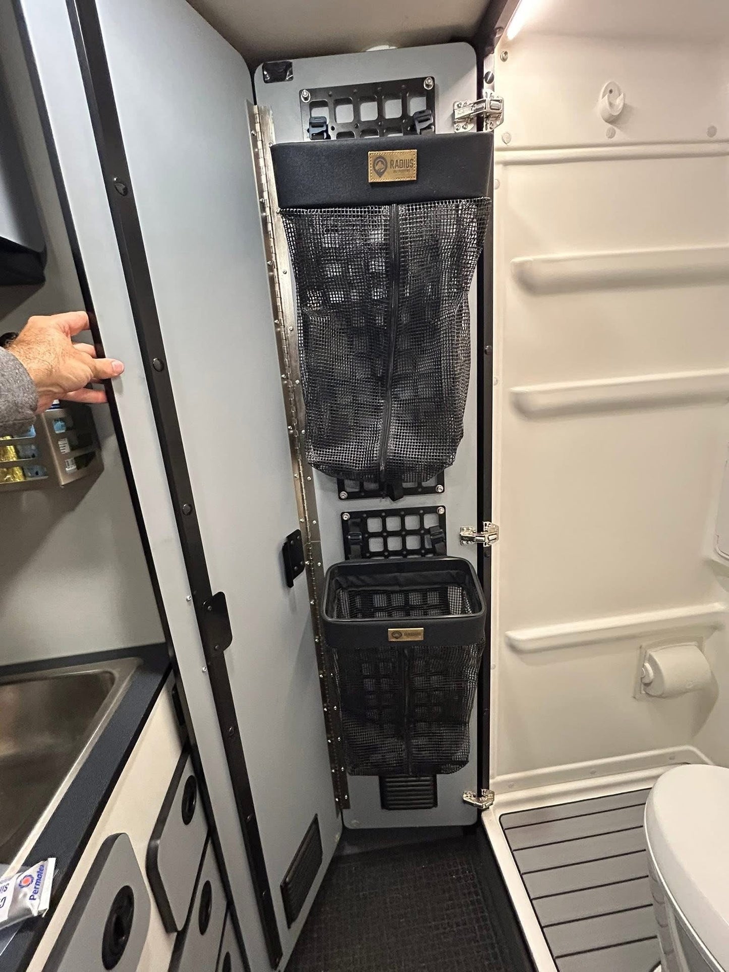 The Original Revel Shower Door MOLLE Panel