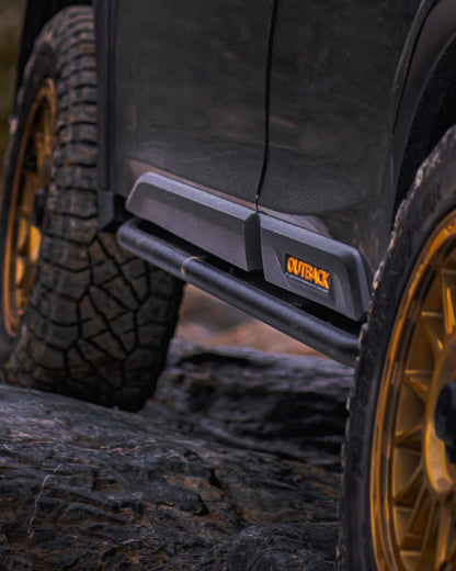 CAtuned  Off-Road 2022+ Subaru Outback Rock Sliders - 4 Wheel Overland