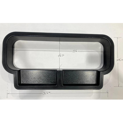 Mercedes Sprinter 10x33 Bunk Window Trim Ring with Storage Cubbies - 4 Wheel Overland