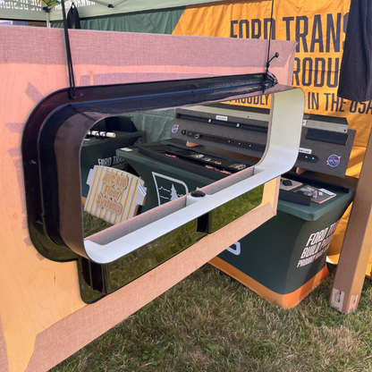Mercedes Sprinter 10x33 Bunk Window Trim Ring with Storage Cubbies - 4 Wheel Overland