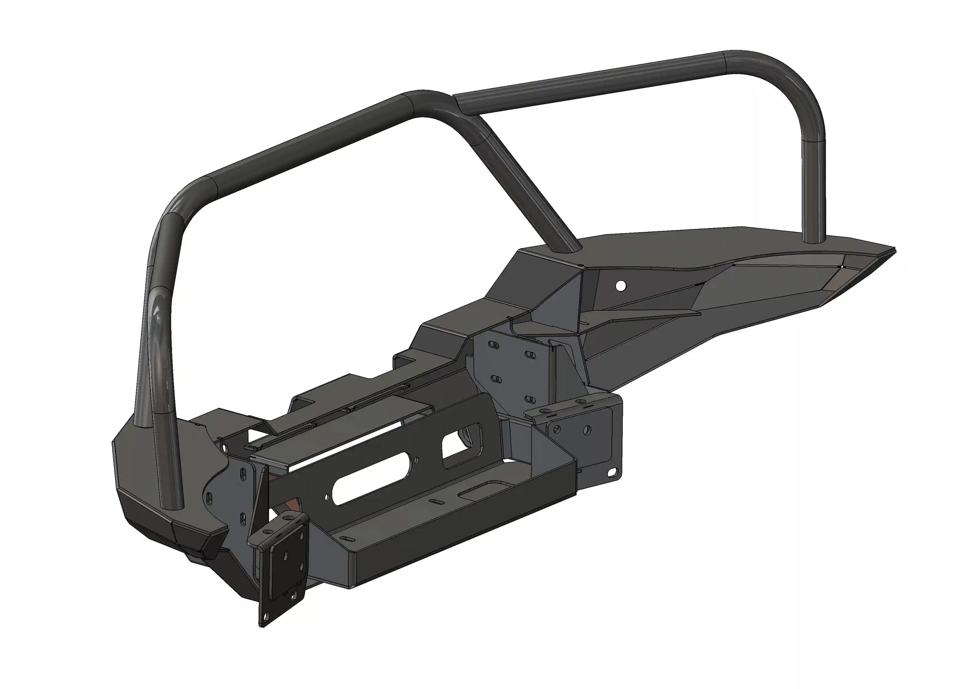 Hi-Lite Overland Toyota Tacoma Front Bumper 4th Gen (2024-2026) [Bull Bar] - 4 Wheel Overland