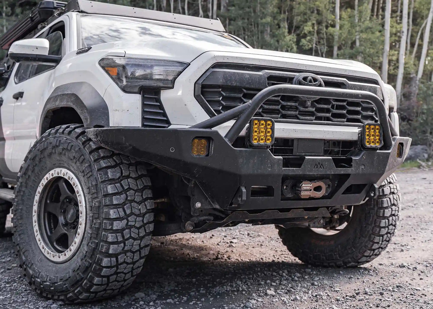 Hi-Lite Overland Toyota Tacoma Front Bumper 4th Gen (2024-2026) [Prerunner Bull Bar] - 4 Wheel Overland