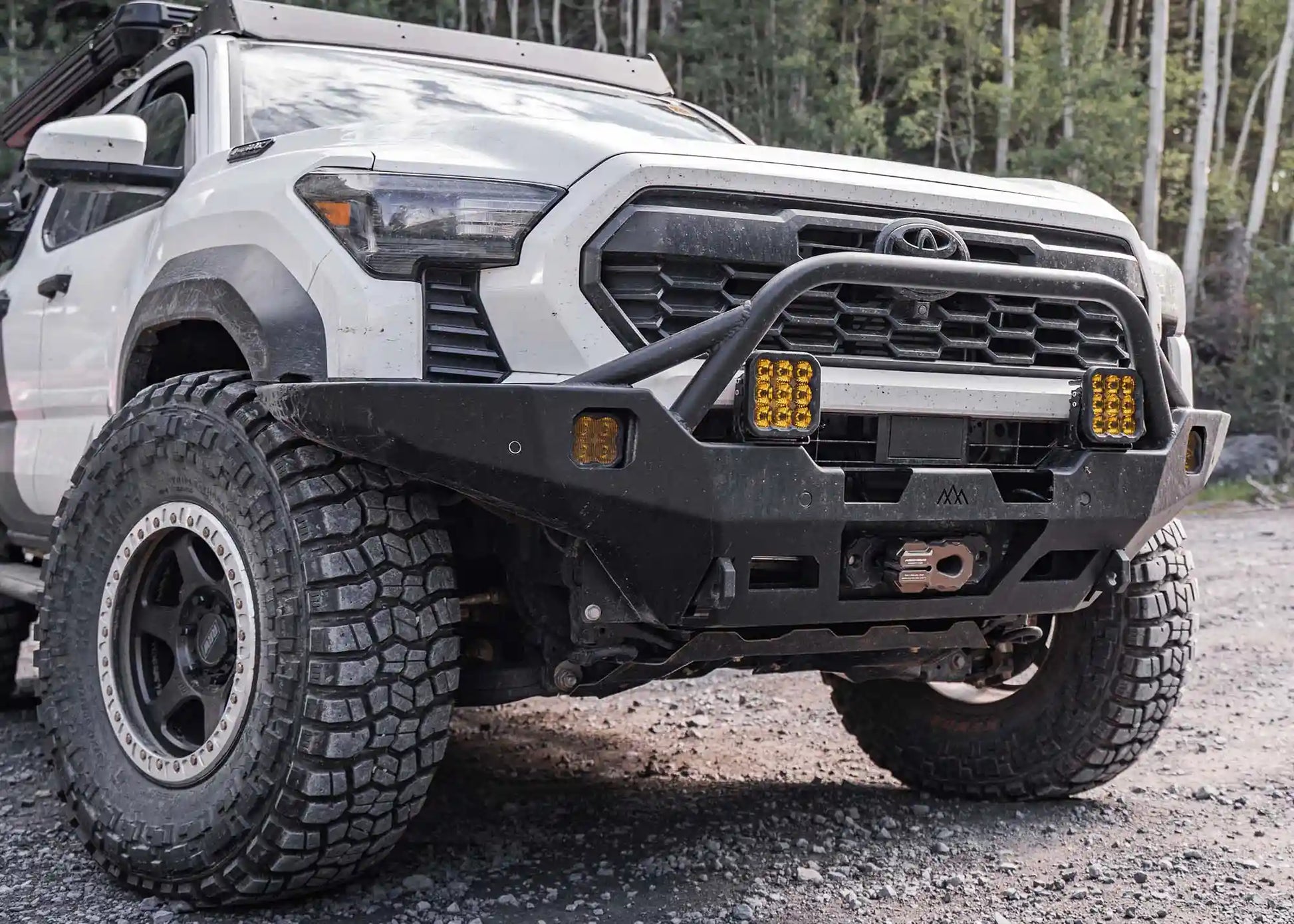 Hi-Lite Overland Toyota Tacoma Front Bumper 4th Gen (2024-2026) [Prerunner Bull Bar] - 4 Wheel Overland