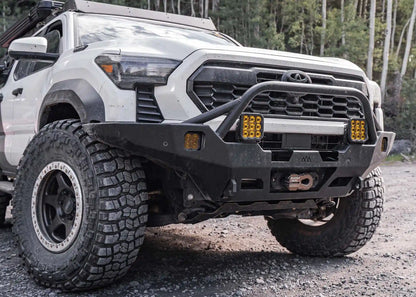 Hi-Lite Overland Toyota Tacoma Front Bumper 4th Gen (2024-2026) [Prerunner Bull Bar] - 4 Wheel Overland